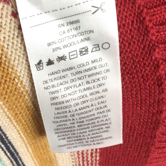Pendleton USA Aztec Wool Blend Open Cardigan - Picture 10 of 11